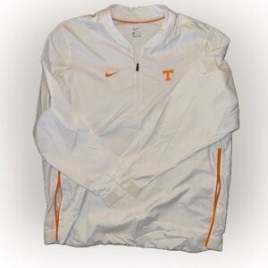Nike Tennessee Volunteers White w/ Orange Quarter-Zip Pullover Jacket Men’s XXL